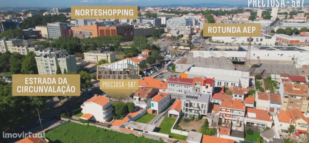 Terreno com Projeto Aprovado Circunvalação no Porto