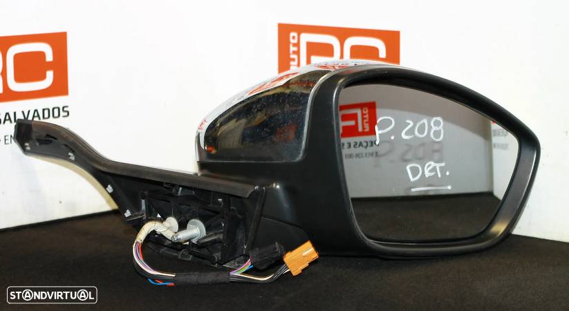 ESPELHO RETROVISOR DIREITO PEUGEOT 208 - 2