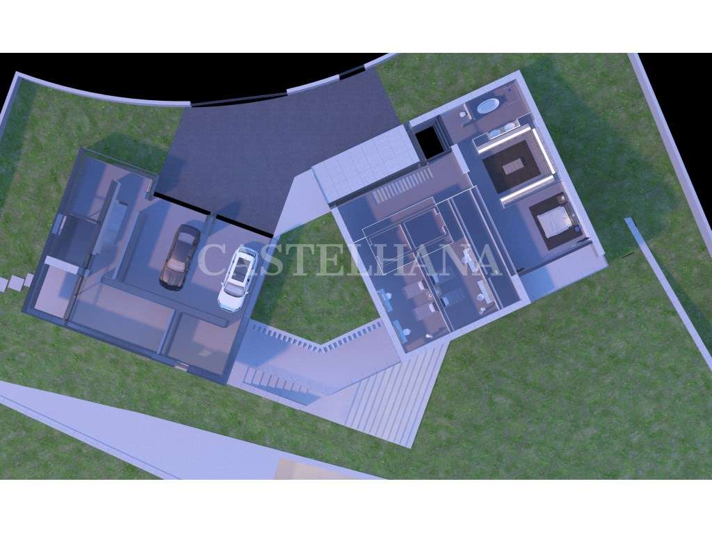 Terreno de 2421,9m2 com projeto aprovado em Queijas, Oeiras - Grande imagem: 4/21