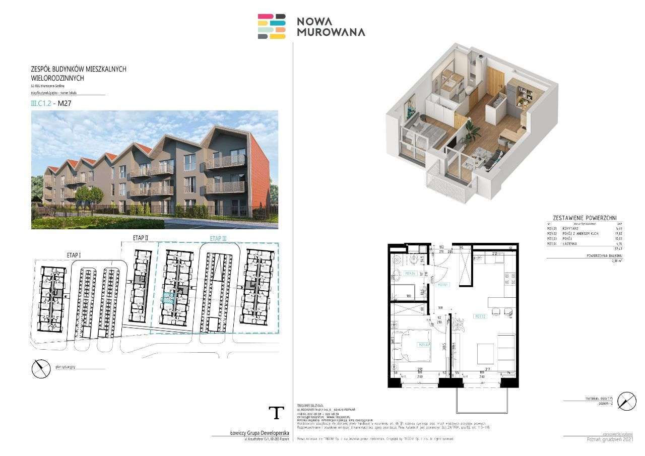 Mieszkanie w inwestycji Nowa Murowana 3 | C1.2.M27 - Pełny obrazek: 3/8
