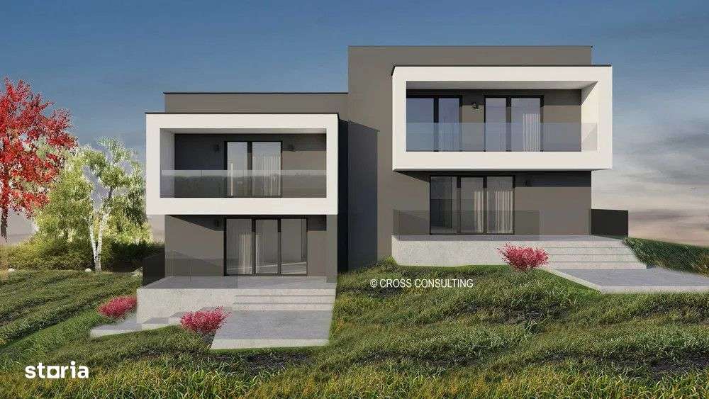 Casa cuplata cu 4 camere, 120 mp utili, teren 320 mp, garaj, Dezmir - Imagine principală: 5/5