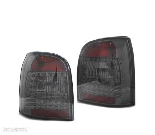 FAROLINS TRASEIROS LED PARA AUDI A4 B5 AVANT 94-01 FUMADOS - 2