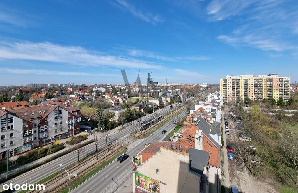 Mieszkanie, 3 pok. – 3 pok|54 m²|Borek|widok na panoramę miasta i Ślężę