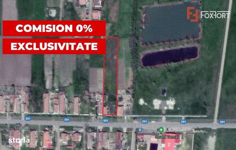COMISION 0% Teren intravilan 2978 mp la sosea | Sanmihaiu German - ID - Imagine principală: 5/16