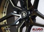 Alufelgi 19 5x112 Felgi GOLD Audi VW Mercedes Skoda Seat Nowe Czarny MAT - 5