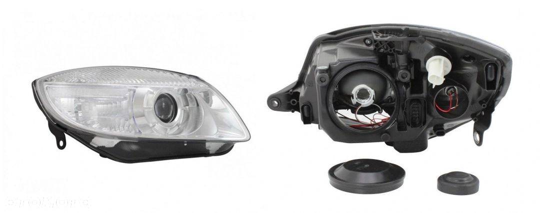 REFLEKTOR LAMPA SKODA FABia 2 roomster 06-10 h7 pr - 1