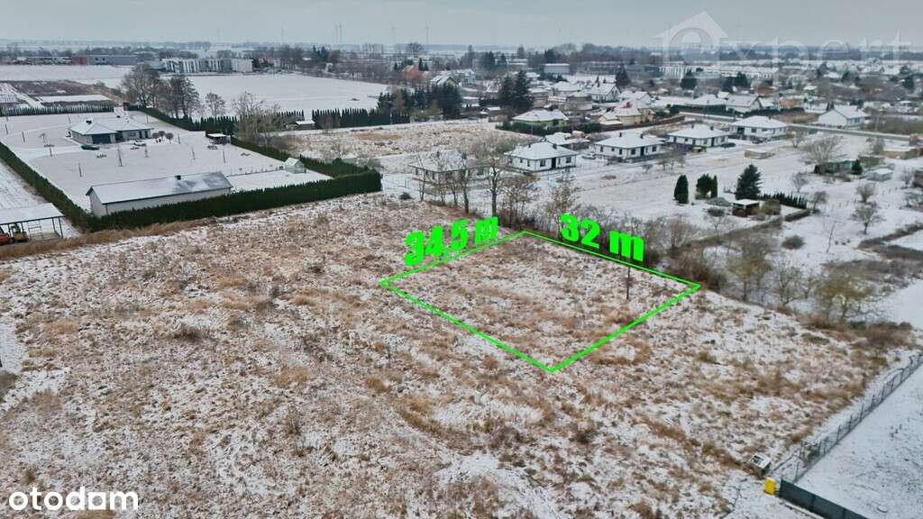 Działka z pozwoleniem na budowę ul.Reymonta-7