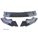 SPOILER LIP FRONTAL PARA VOLKSWAGEN VW GOLF 7 GTI PRETO BRILHANTE 2013-2020 - 2