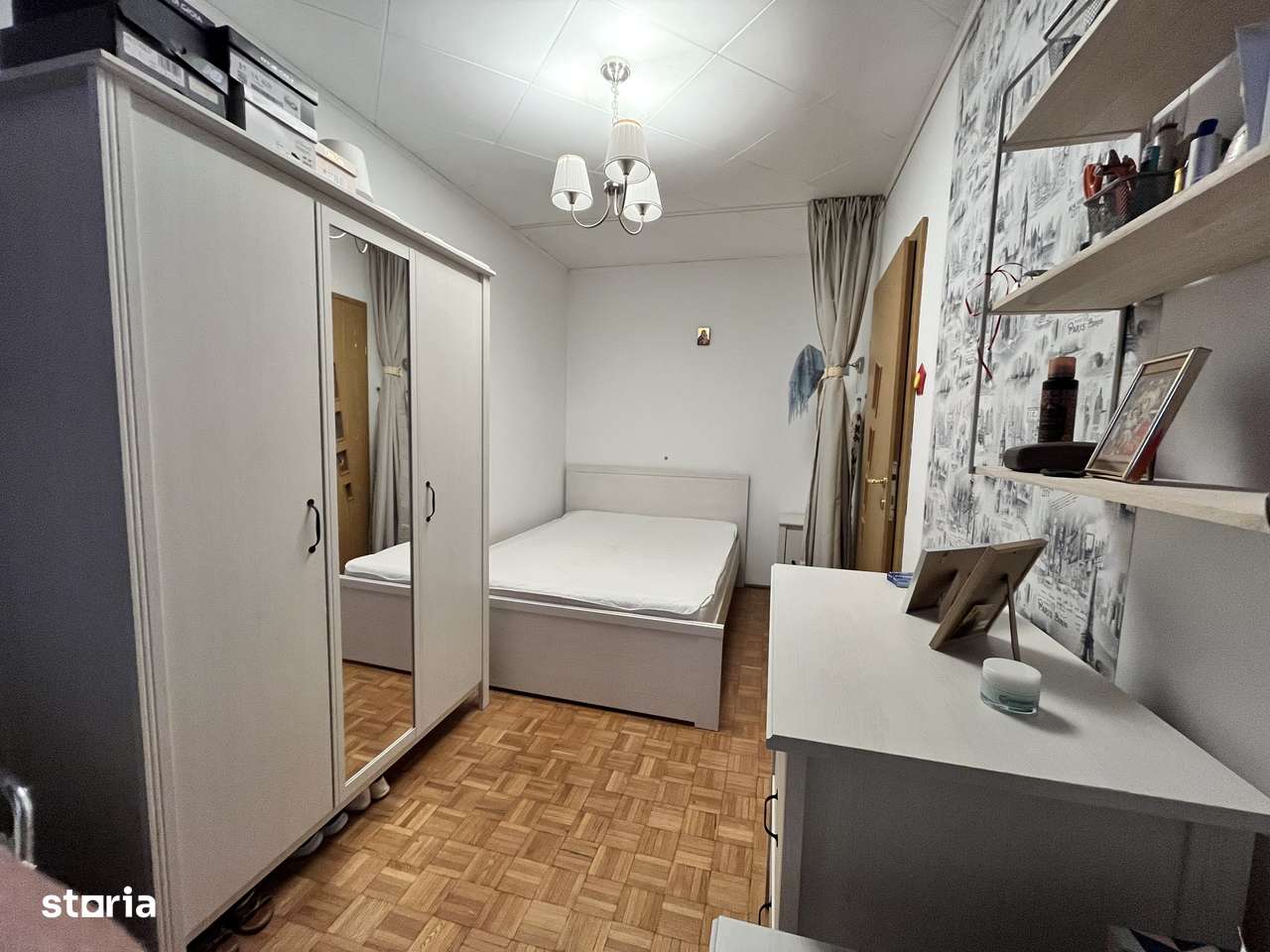 Comision 0%. Ap. 3 camere, mobilat, utilat, parcare, aer conditionat.-3