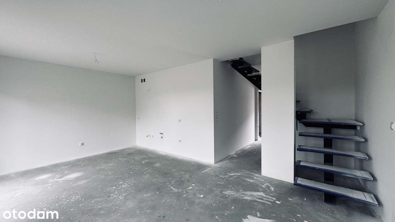 Nowoczesny dom w zabudowie szeregowej – 111,4 m²