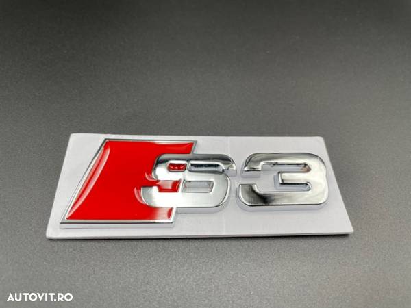 Emblema Audi S3, S4, S5, S6, S7, S8 - 4