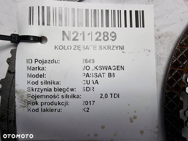 SKRZYNIA AUTOMATYCZNA VOLKSWAGEN PASSAT B8 SDR DSG CZĘŚCI - 10