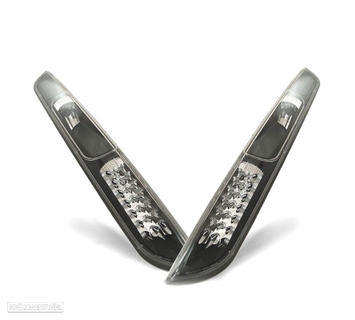 FAROLINS TRASEIROS LED PARA FORD FOCUS 04-08 PRETO - 1