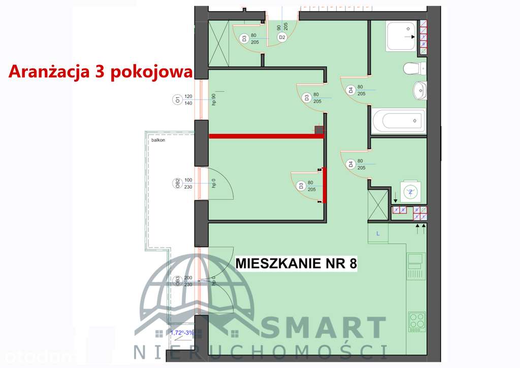ToTu Płocka w kameralnym nowym budynku z garażem-5