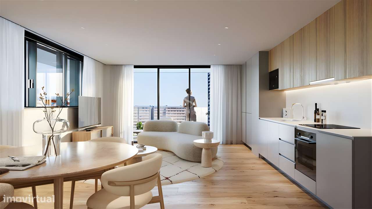 Apartamento T2 Duplex com Vista Mar em Leça da Palmeira-4