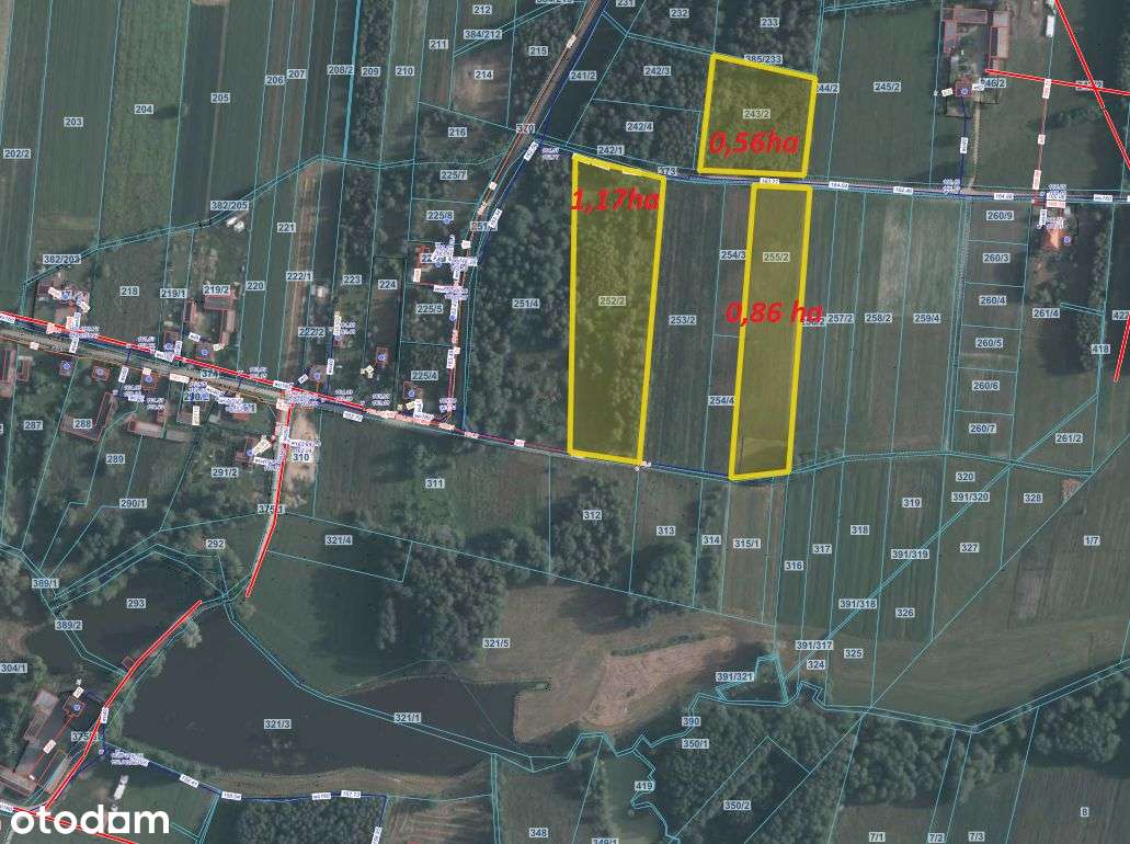 Obok A2 Czarna gm Stanisławów 0,56-1,17ha WZ  Media budowlane - Pełny obrazek: 5/11
