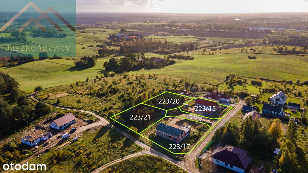 Domy w Różnowie.Stan surowy otwarty, duża działka-11