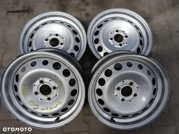 4x100x60 5Jx15 ET32 5,5Jx15 ET42 RENO CLIO z czujniki ciśnienia - 1