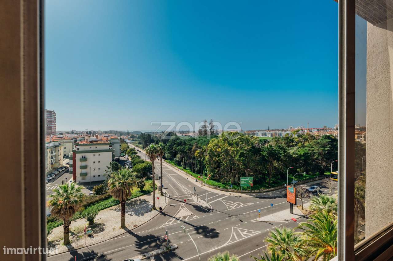 Apartamento T4 em Oeiras com vista mar-1