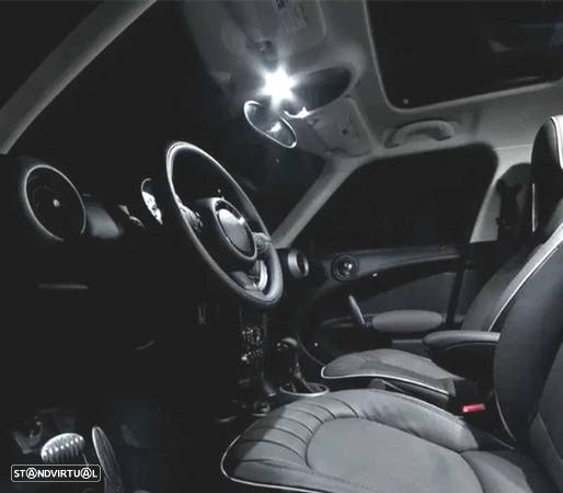 KIT 15 LAMPADAS LED INTERIOR PARA MINI COOPER S ALL4 JOHN COOPER WORKS COUNTRYMAN R60 11-13 - 4