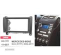 MOLDURA ADAPTADOR PRETO PARA RADIO 2-DIN PARA MERCEDES CLASE-SLK - 1