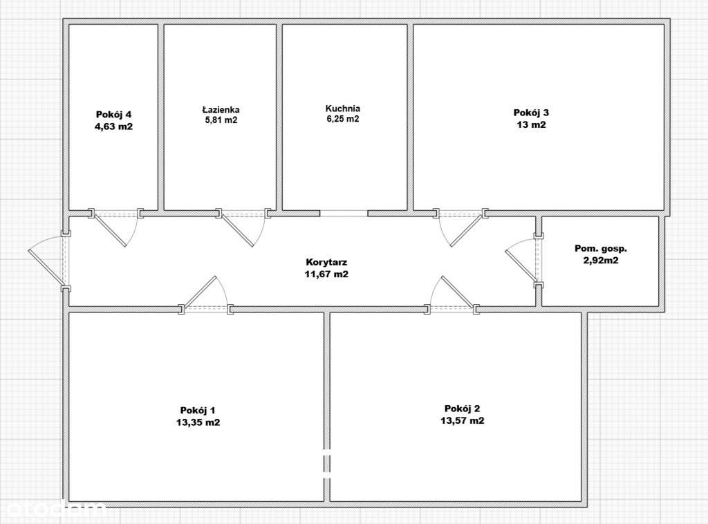 Mieszkanie Chobot k. Niepołomic | 71,5 m²-8