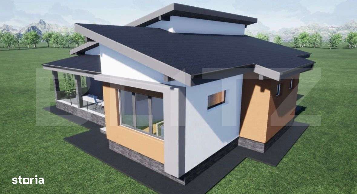 Casa noua , deosebita ,4 camere teren 500 mp, cartier izvor - Imagine principală: 5/6