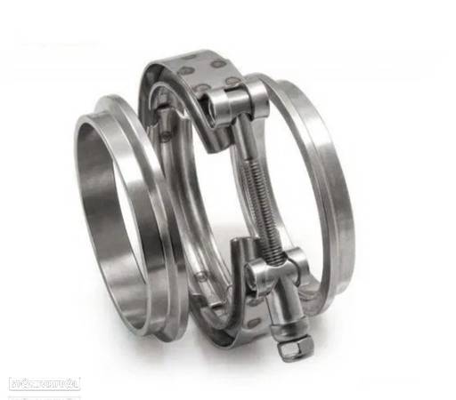 Braçadeira V Band Inox 2.5 (63mm) - Escapes - 1