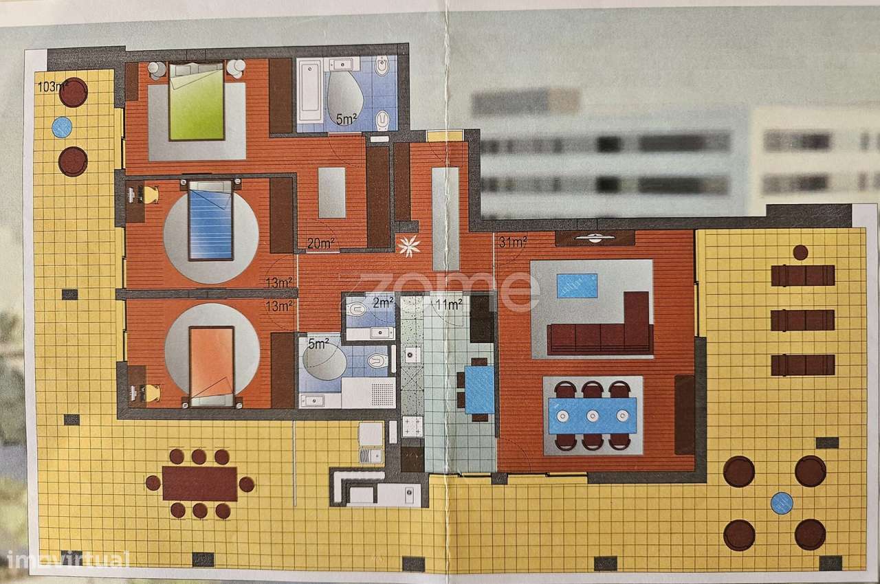 T3 de luxo em Paranhos - Edifício Molares 20-58