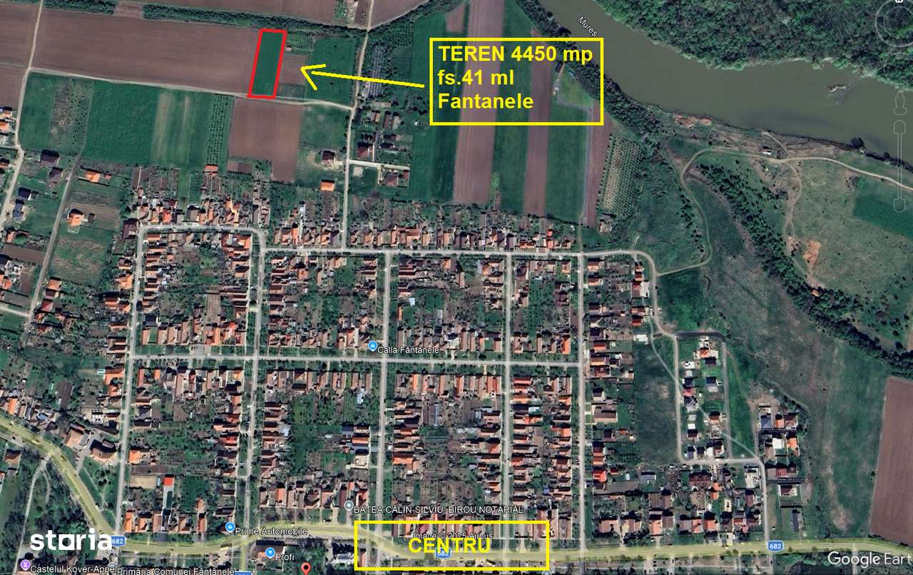 Teren pretabil locuri de casă Fântânele, 4450 mp fs.41 ml– 56500 euro - Imagine principală: 2/8