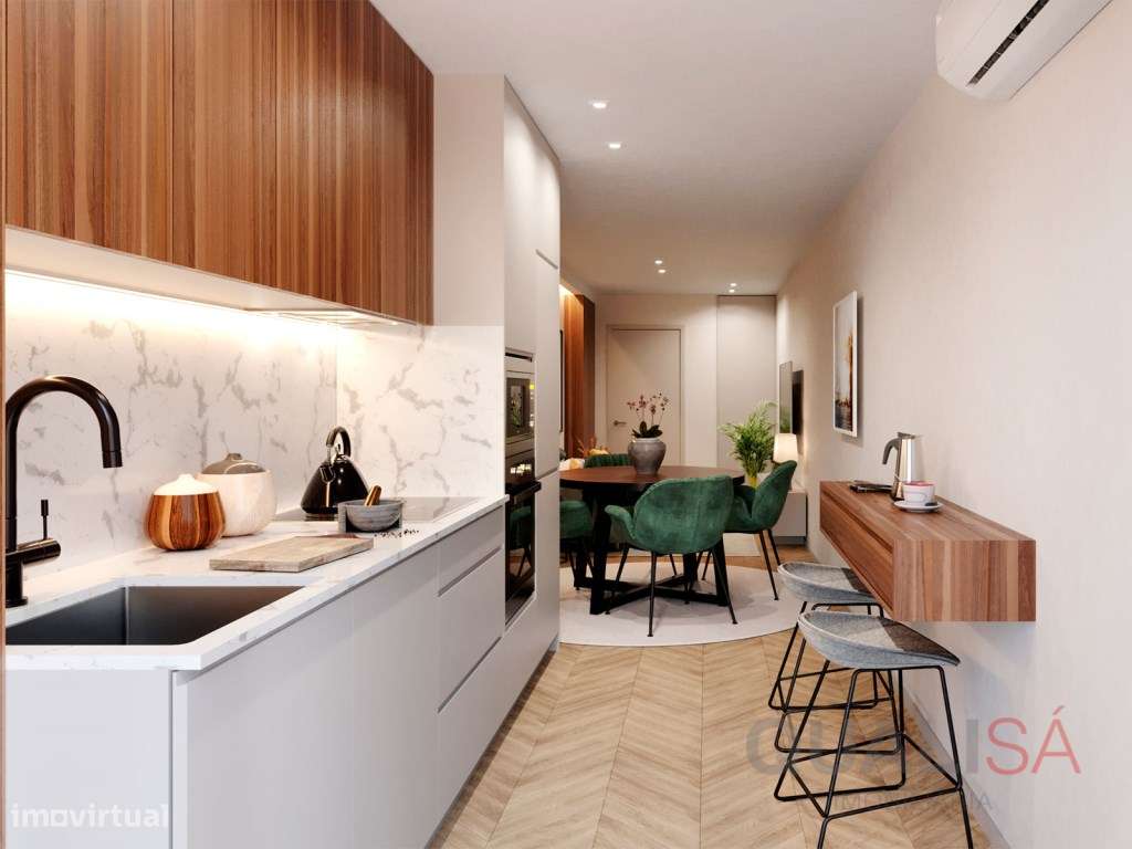 Apartamento T2 novo no centro histórico de Braga, no Largo Santiago... - Grande imagem: 4/17