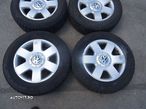 Vand Jante Aliaj cu Cauciucuri M+S Volkswagen Caddy 195/65 R15 din 2009 cod: 2K0601025 - 3