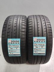 2 pneus semi novos 215-45-16 Pirelli - Oferta dos Portes