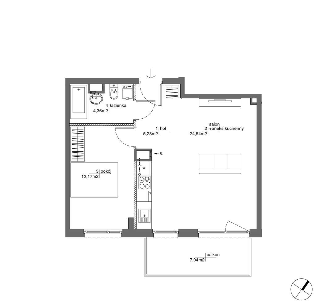 OKAZJA!!! •• 2pokoje 2piętro Mokotów •• 15.300 m2 •• harmonogram 20/80-8