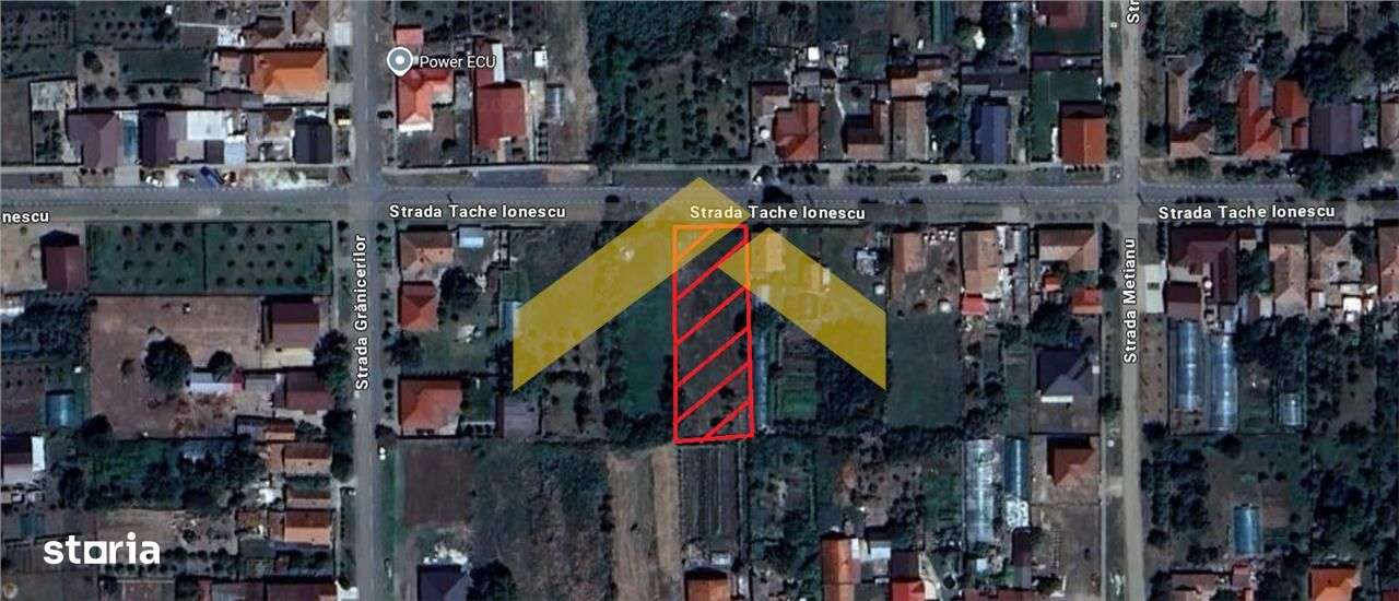 Teren 1,100 mp de vanzare in orasul Curtici - Imagine principală: 4/5