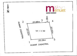 Teren 500 mp, zona Varianta