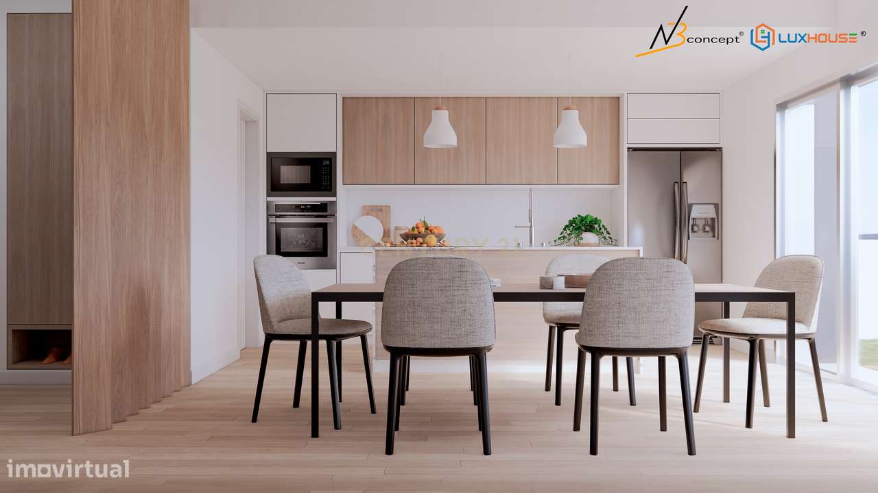 Moradia T4 em banda  com Piscina, Fernão Ferro-14