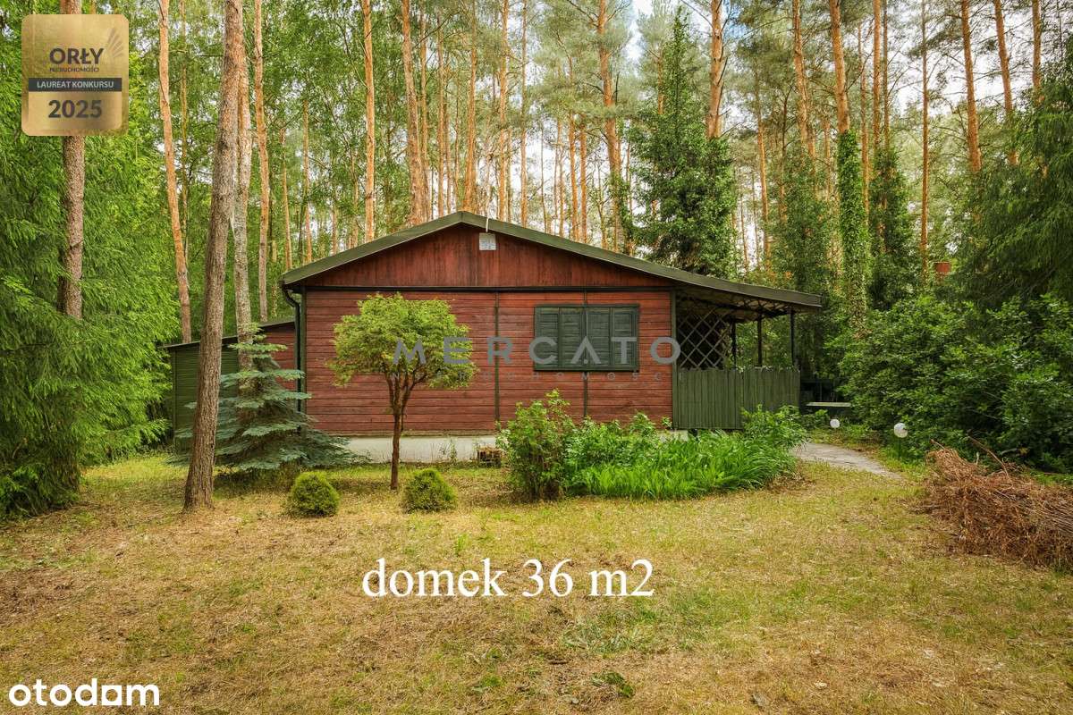 Działka 1 154 m² z 2 domkami - las i rzeka-1