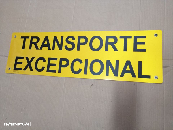 Placa de transporte Excepcional  ( NOVA ) - 2