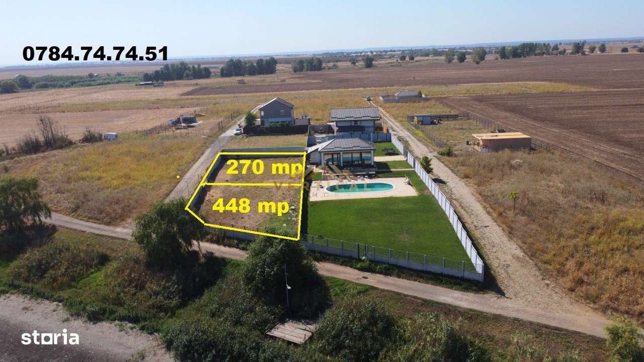 Teren cu vedere la lac - comuna Berceni - Imagine principală: 2/2