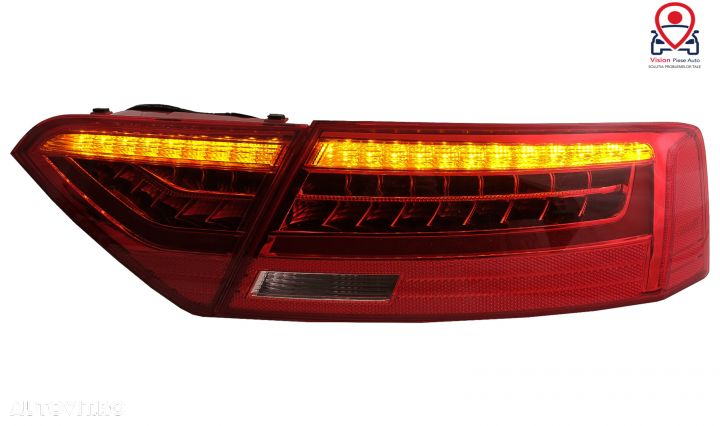 Stopuri LED compatibil cu Audi A5 8T Coupe Cabrio Sportback (2007-2011) Semnal Secvential Dinamic T - 6