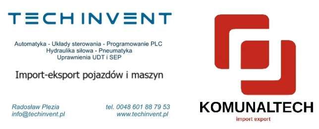 KOMUNALTECH Pojazdy ciężarowe i maszyny budowlane logo