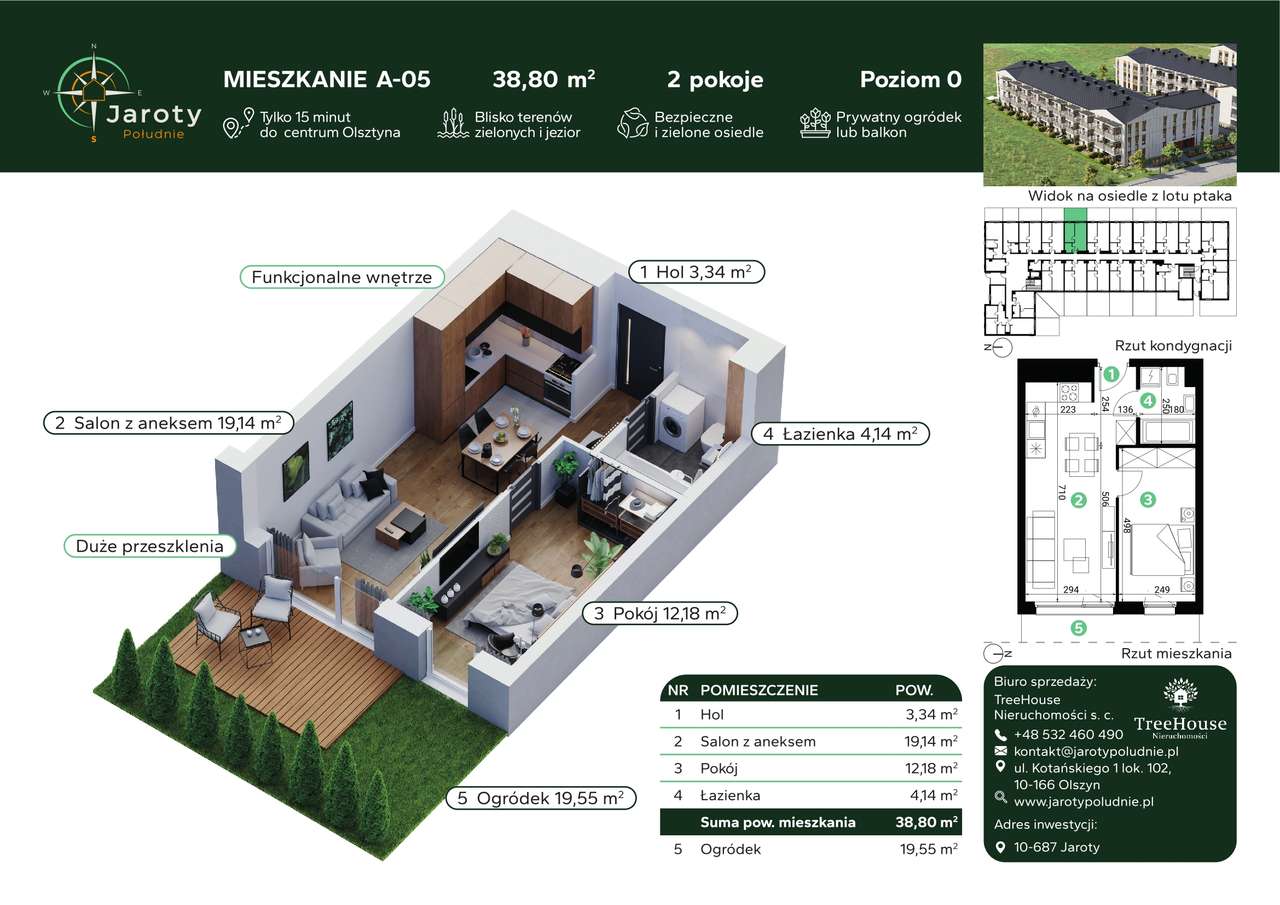 Jaroty Południe | mieszkanie 2-pok. | A-05 - Pełny obrazek: 2/9