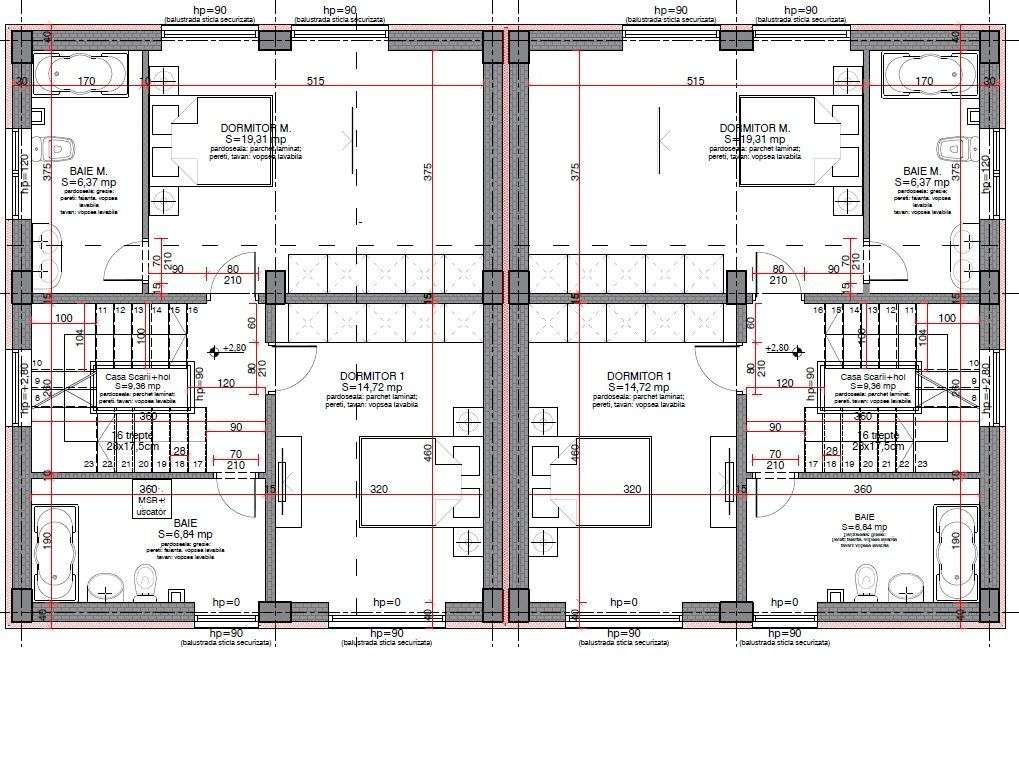 Duplex in zona de vile la Trapezului/ curte libera 160 mp - Imagine principală: 4/5