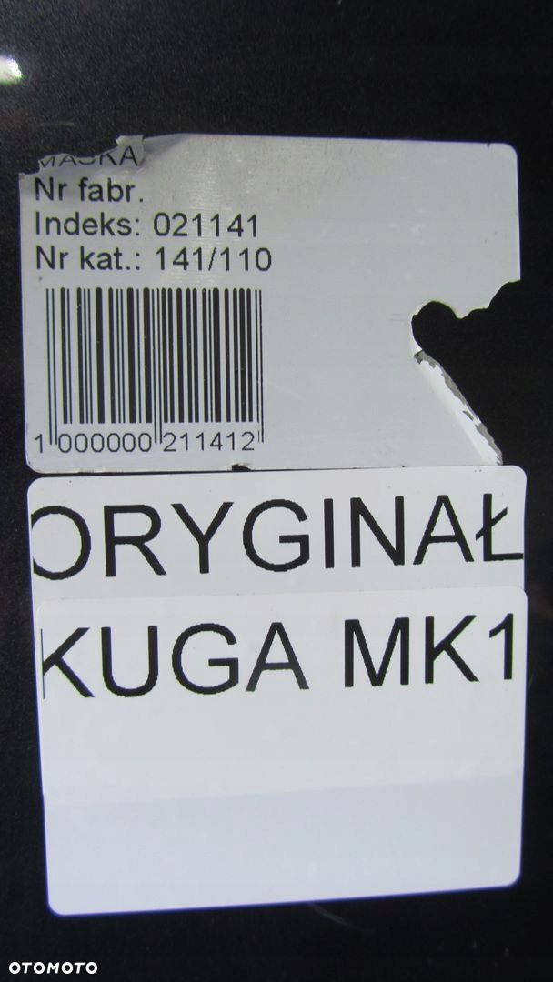 FORD KUGA MK1 MASKA POKRYWA SILNIKA F8 08-12 - 8