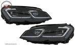 Pachet Exterior cu Faruri Bi-Xenon Look G7.5 Look LED Semnal Dinamic VW Golf 7 VII- livrare gratuita - 9