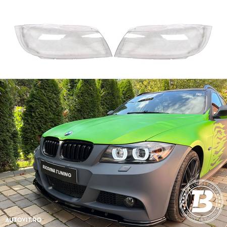 Sticle Faruri compatibile cu BMW Seria 3 E90 E91 - 1