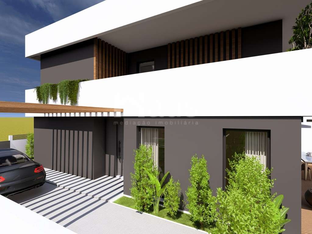 Moradia Geminada T3 com logradouro em fase de construção-6