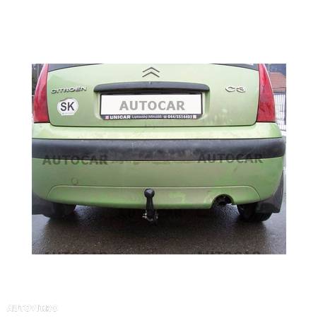 Carlig de remorcare pentru CITROEN C 3 - 5 usi, Pluriel - sistem semidemontabil -cu suruburi  din 2002 pana 2009 - 10