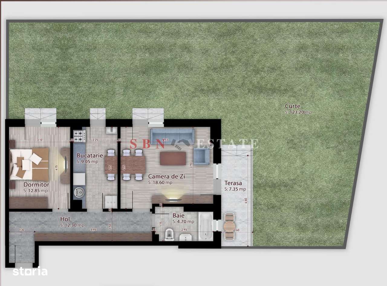 Apartament 2 Camere | Theodor Pallady | Bloc Nou | Curte-0